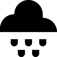 Cloud Snow Contour Svg Vector, Free Vectors File